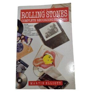 Vintage Softcover Book Rolling Stones Complete Recording Sessions Martin Elliott